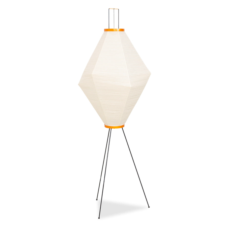 Vitra Akari Metall Lampe Creme Schwarz Stehlampe Papier