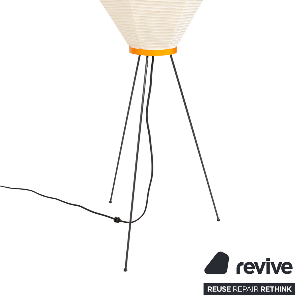 Vitra Akari Metall Lampe Creme Schwarz Stehlampe Papier