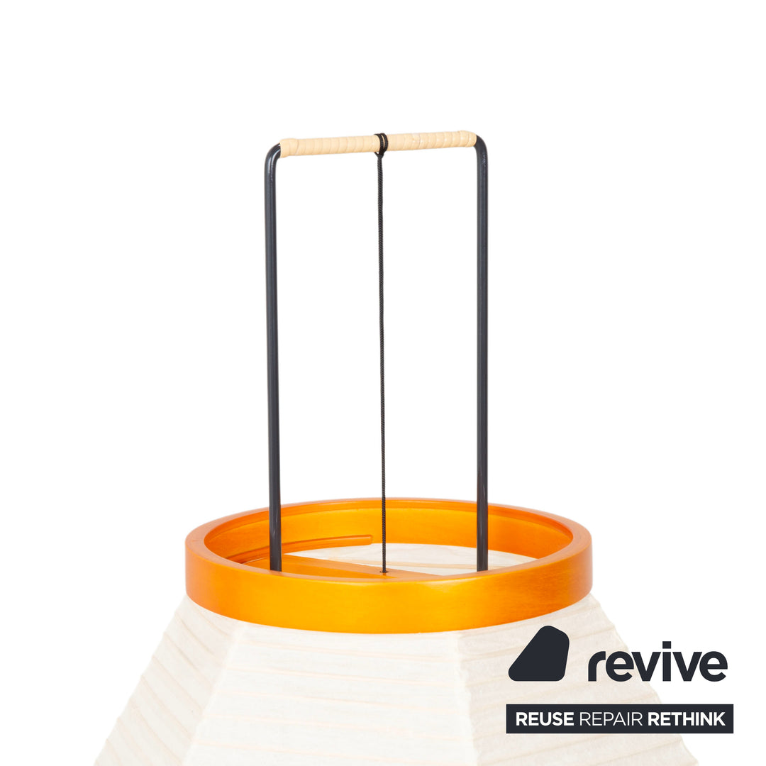 Vitra Akari Metall Lampe Creme Schwarz Stehlampe Papier