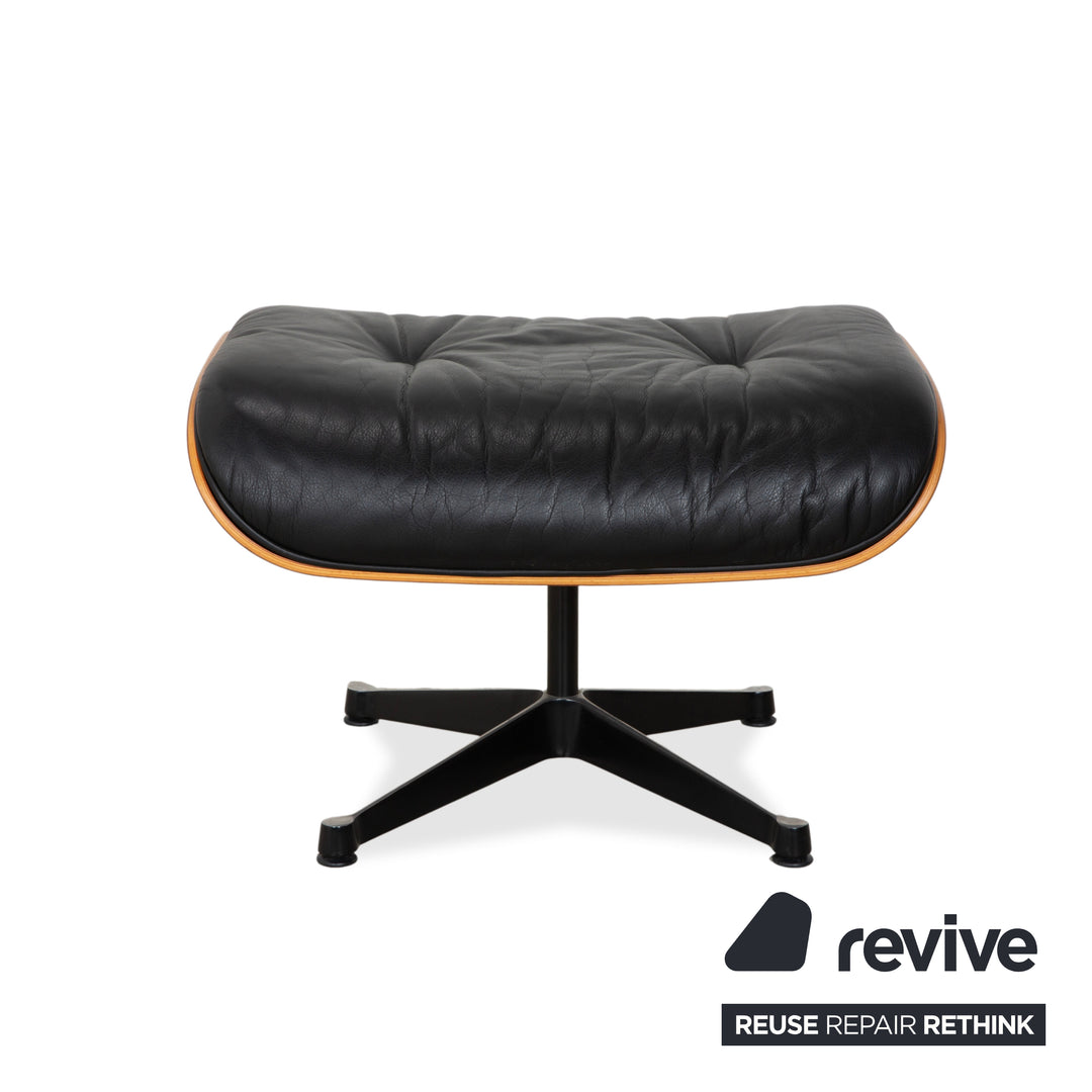 Vitra Eames Lounge Chair inkl. Ottoman Leder Schwarz Holz Braun Charles & Ray Eames