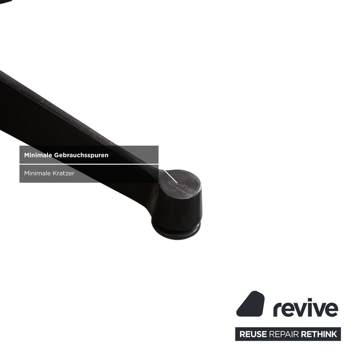 Vitra Eames Lounge Chair inkl. Ottoman Leder Schwarz Holz Braun Charles & Ray Eames