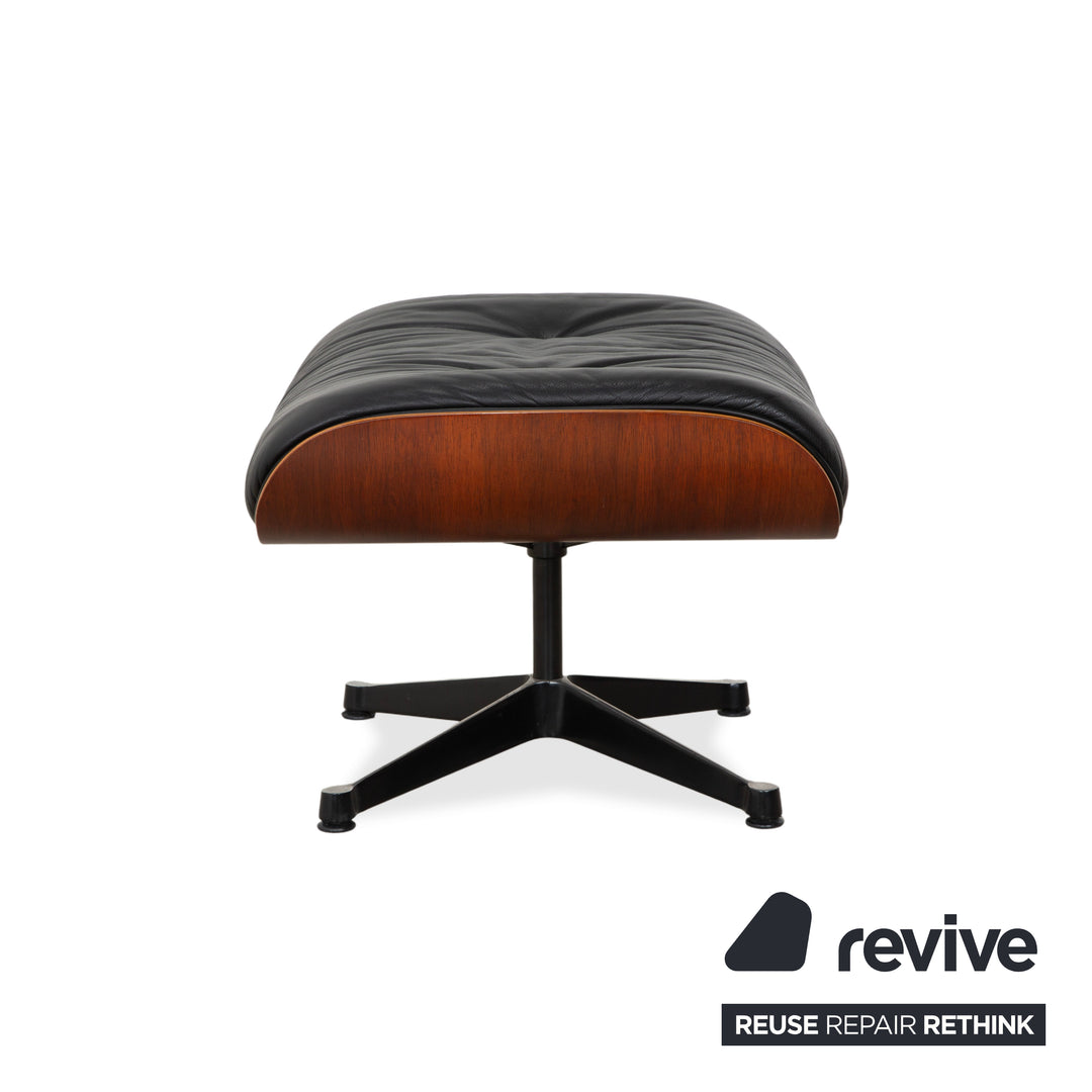 Vitra Eames Lounge Chair inkl. Ottoman Leder Schwarz Holz Braun Charles & Ray Eames