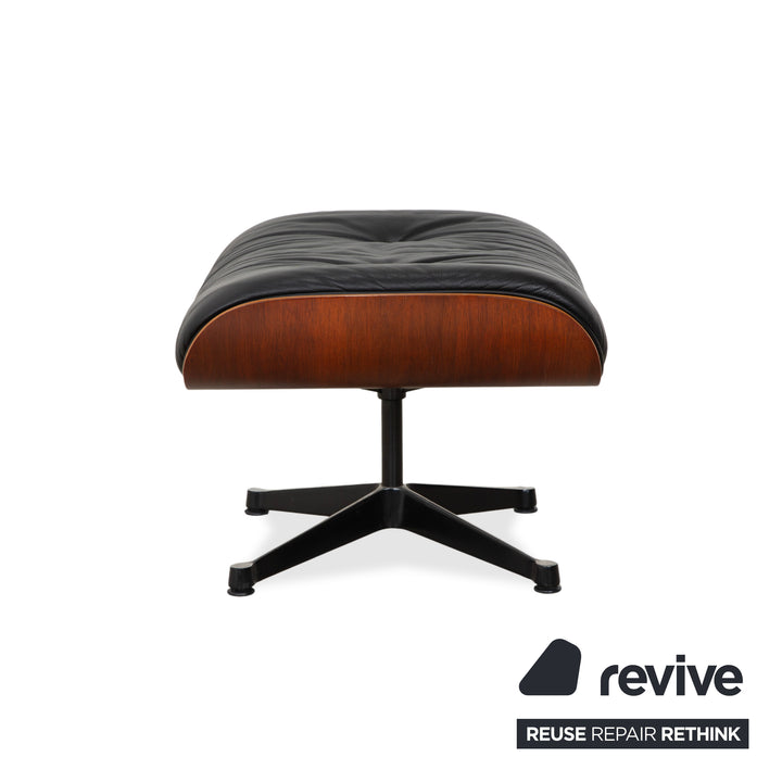 Vitra Eames Lounge Chair inkl. Ottoman Leder Schwarz Holz Braun Charles & Ray Eames