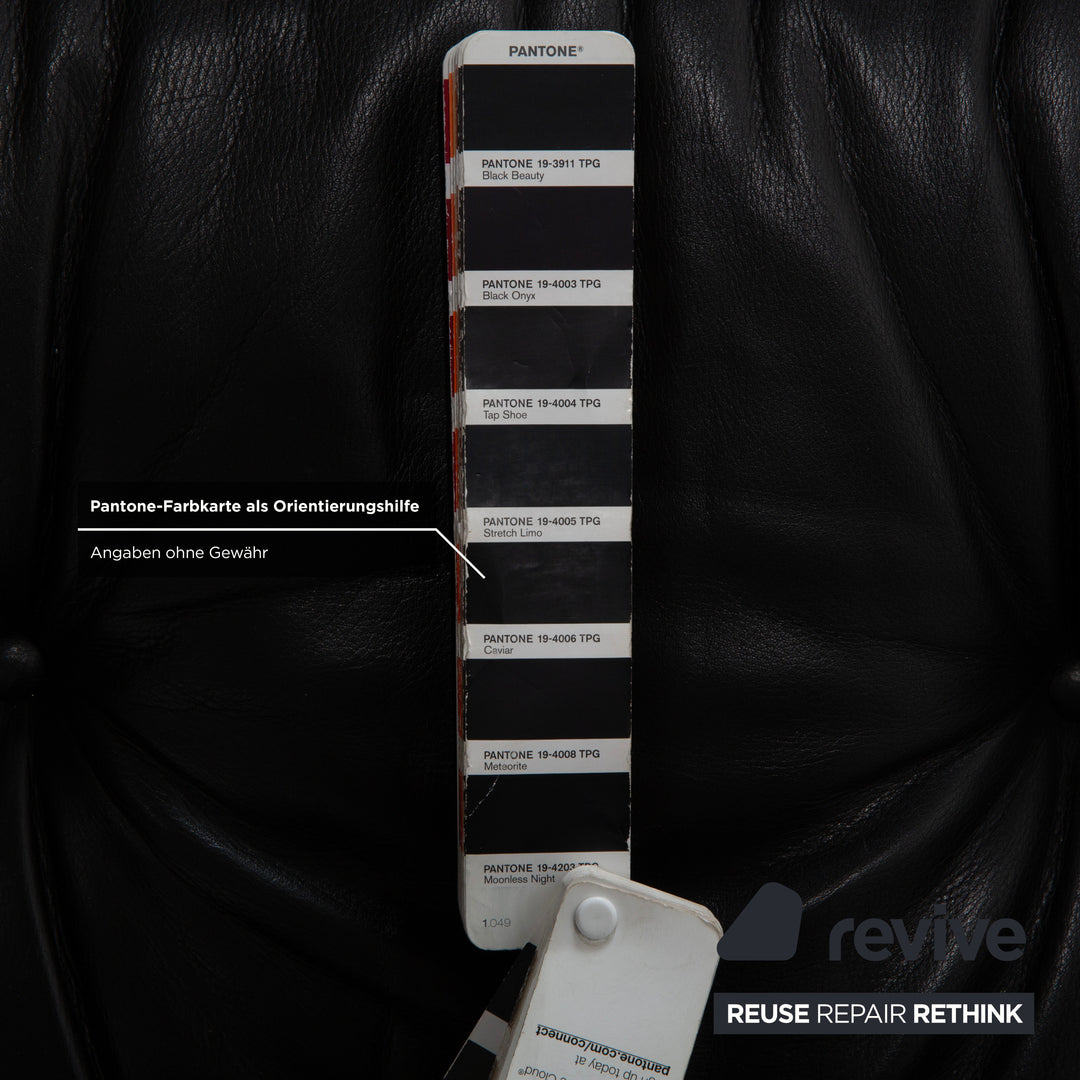 Vitra Eames Lounge Chair inkl. Ottoman Leder Schwarz Holz Braun Charles & Ray Eames