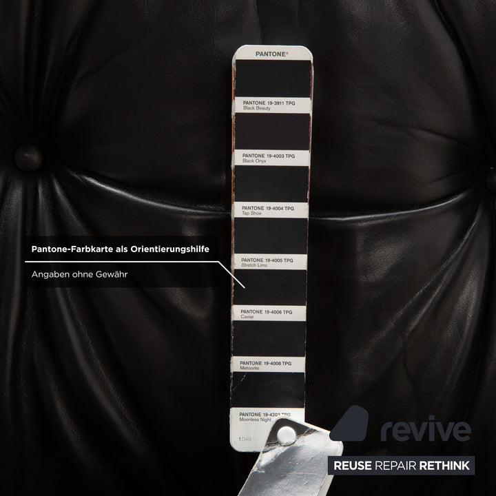 Vitra Eames Lounge Chair Leather Wood 2x Armchairs Brown Black Manual Function