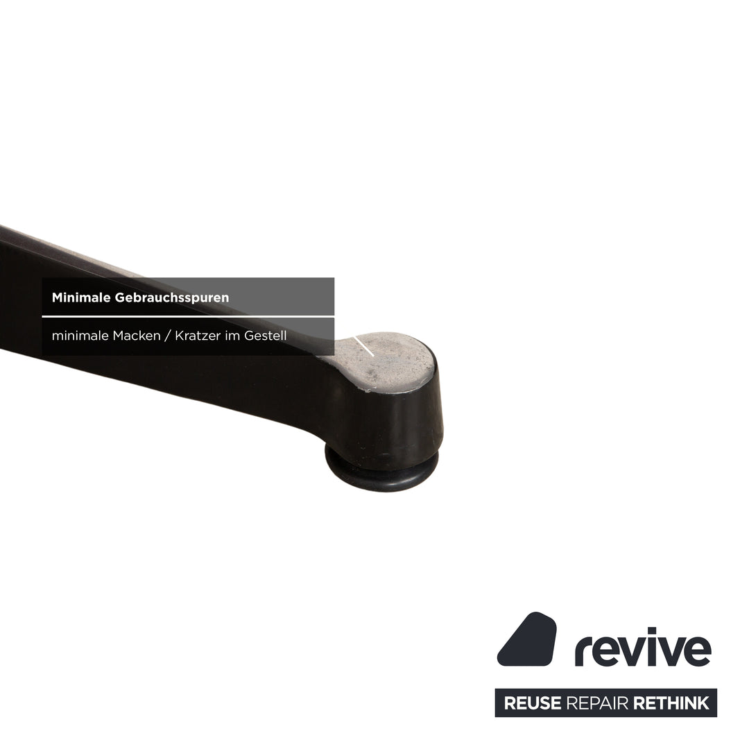 Vitra Eames Lounge Chair Leather Wood Armchair Black Manual Function