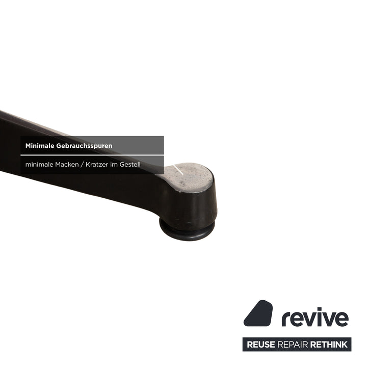 Vitra Eames Lounge Chair Leather Wood Armchair Black Manual Function