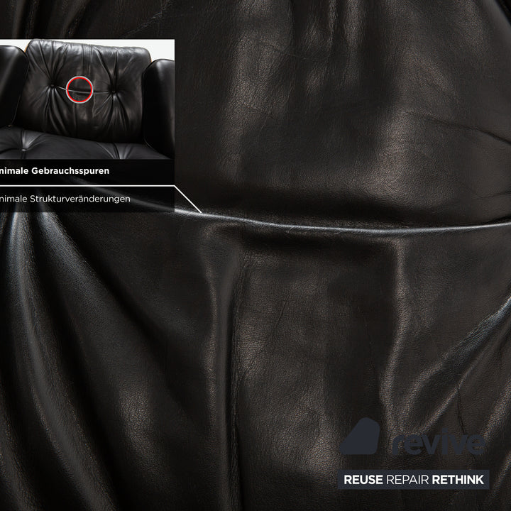 Vitra Eames Lounge Chair Leather Wood Armchair Black Brown manual function