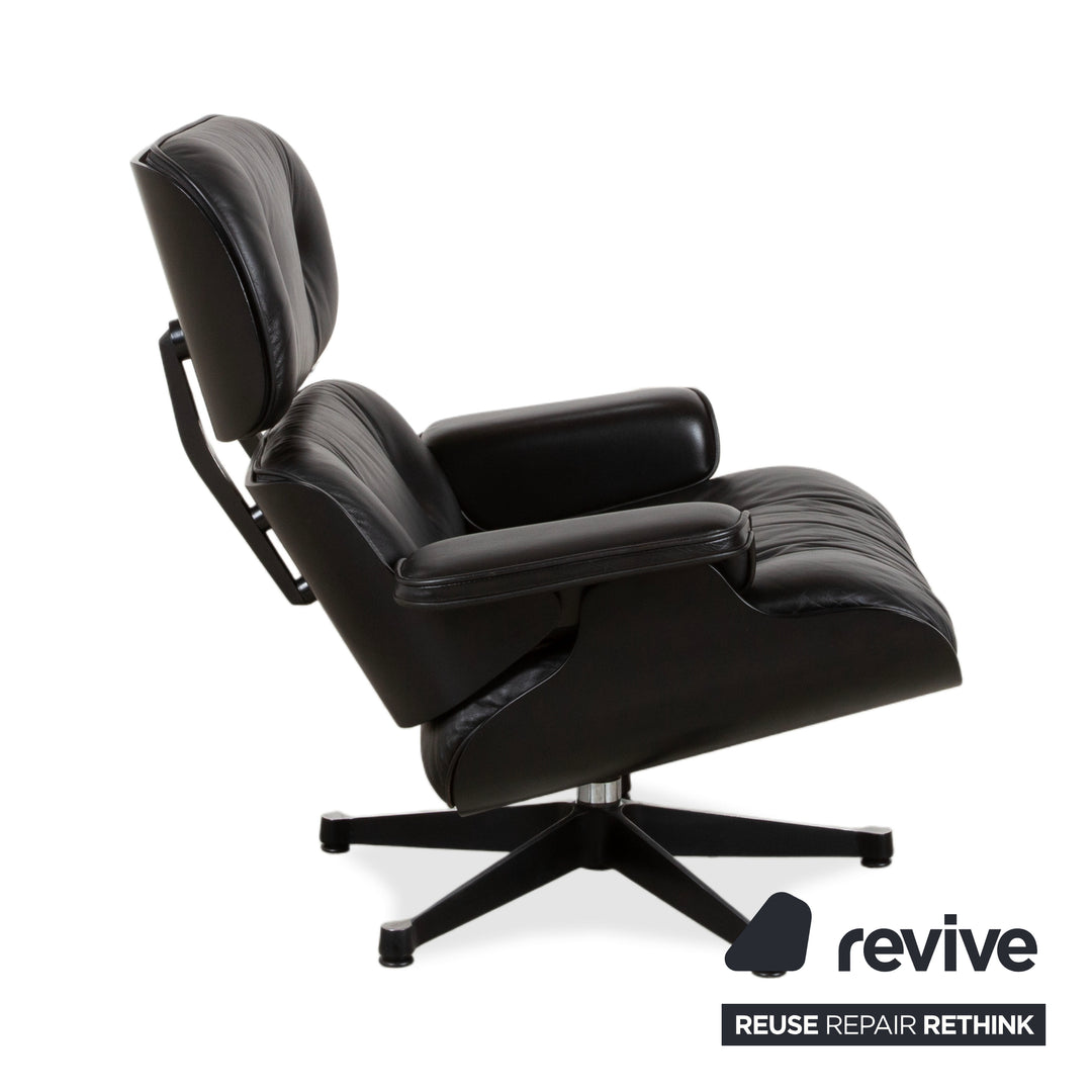 Vitra Eames Lounge Chair Leder Sessel Holz Schwarz