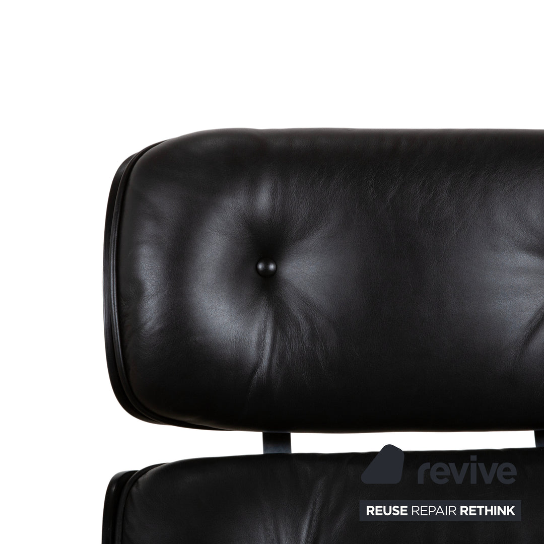 Vitra Eames Lounge Chair Leder Sessel Holz Schwarz