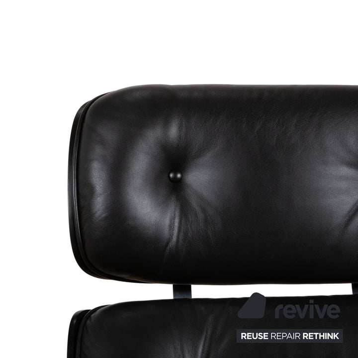 Vitra Eames Lounge Chair Leder Sessel Holz Schwarz