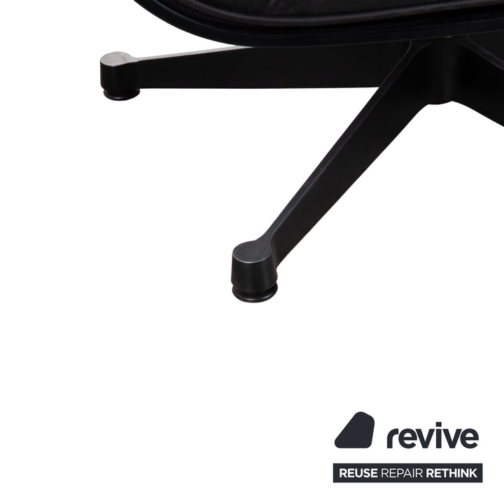 Vitra Eames Lounge Chair Leder Sessel Holz Schwarz