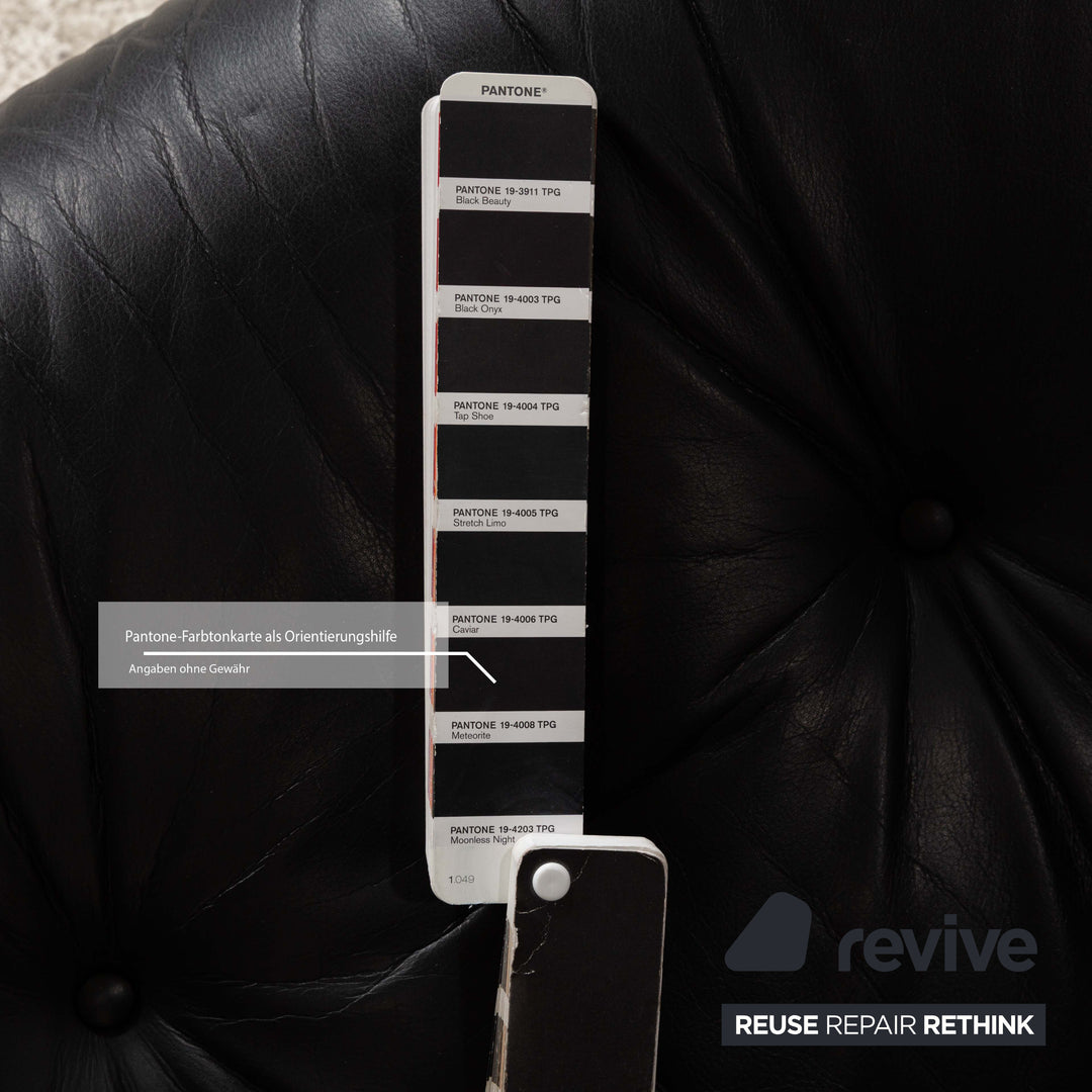 Vitra Eames Lounge Chair Leather Armchair Wood Black Brown