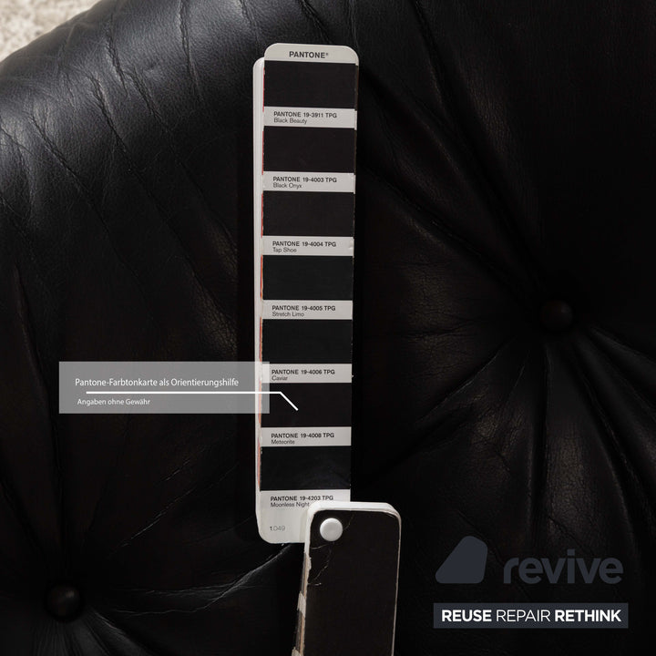 Vitra Eames Lounge Chair Leather Armchair Wood Black Brown