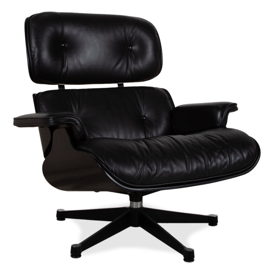Vitra Eames Lounge Chair Leder Sessel Holz Schwarz