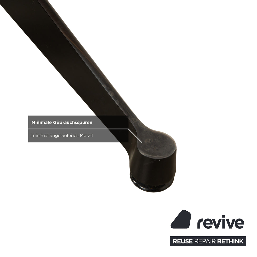 Vitra Eames Lounge Set 2x Chair incl. Ottoman Leather Armchair Dark Brown manual function