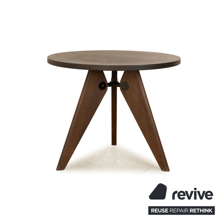 Vitra Gueridon Prouve wooden dining table dark brown