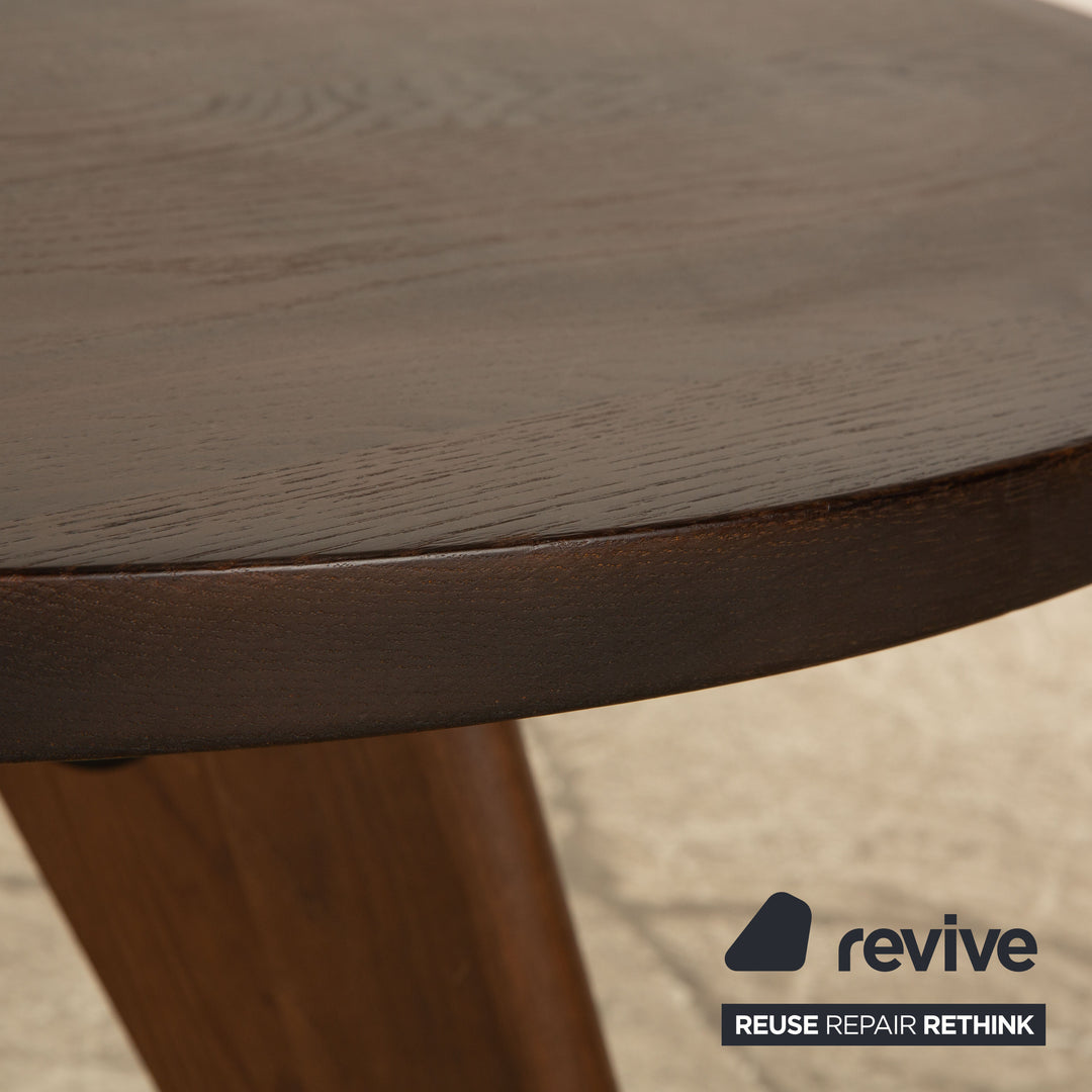 Vitra Table à manger en bois Gueridon Prouve marron foncé