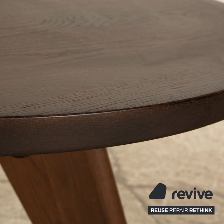 Vitra Table à manger en bois Gueridon Prouve marron foncé