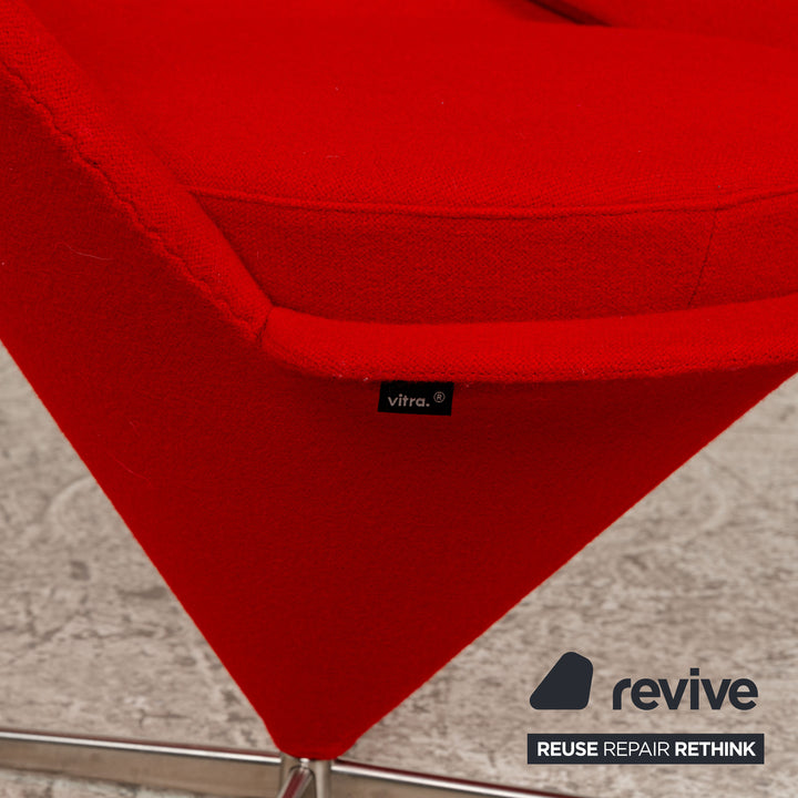 Vitra Heart Cone Chair Stoff Sessel Rot