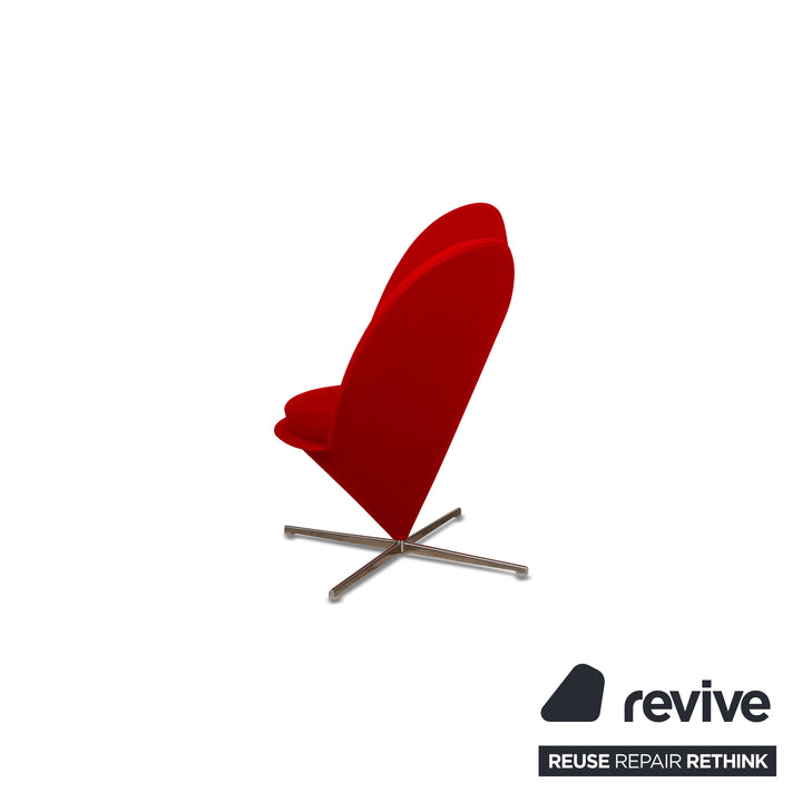 Vitra Heart Cone Chair Stoff Sessel Rot