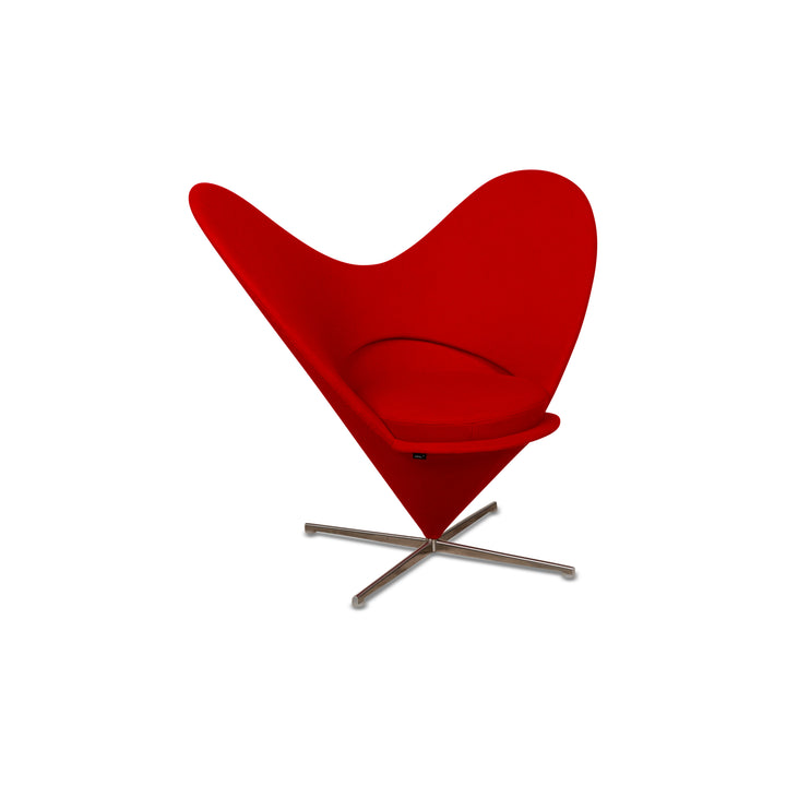 Vitra Heart Cone Chair Stoff Sessel Rot