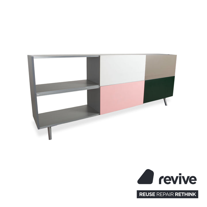 Vitra Kast Metall Sideboard Grau Bunt