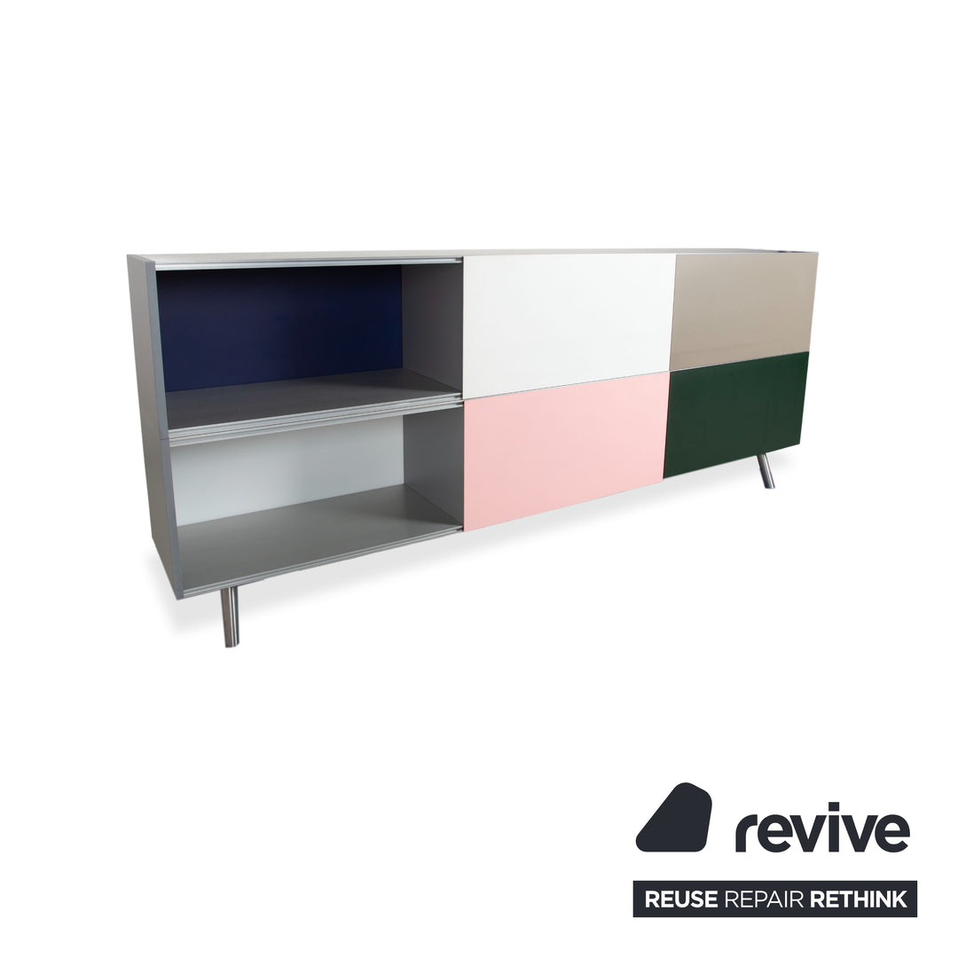 Vitra Kast Metall Sideboard Grau Bunt