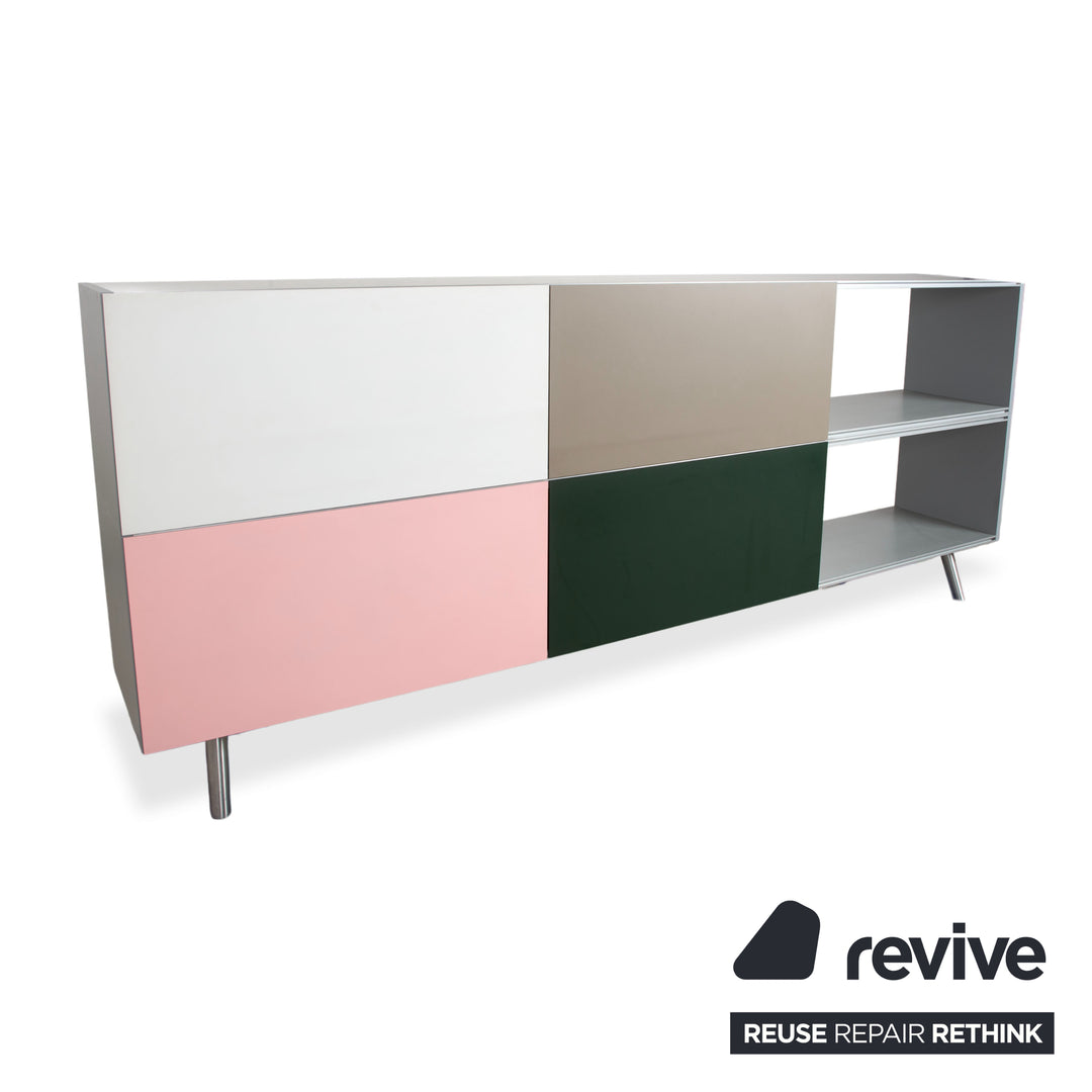 Vitra Kast Metall Sideboard Grau Bunt