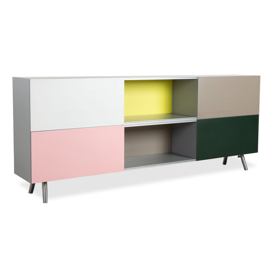 Buffet en métal gris multicolore Vitra Kast