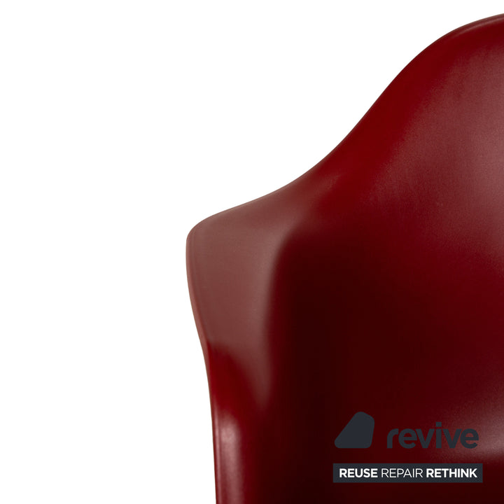 Vitra Plastic Chair Rouge Rouge Foncé
