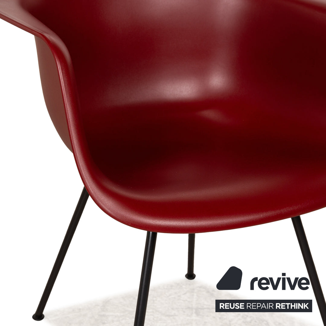 Vitra Plastic Chair Rouge Rouge Foncé
