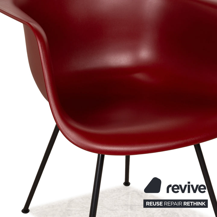 Vitra Plastic Chair Rouge Rouge Foncé