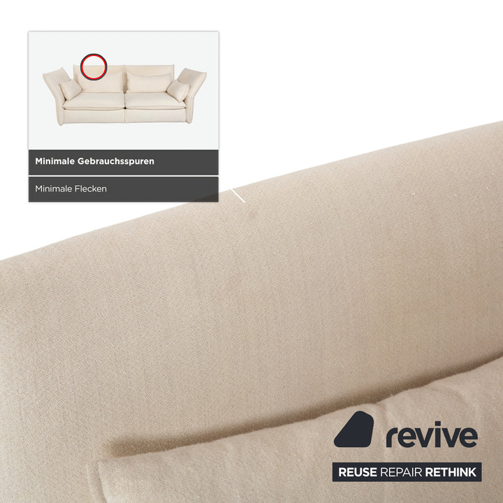 Vitra Mariposa Stoff Dreisitzer Beige Sofa Couch manuelle Funktion