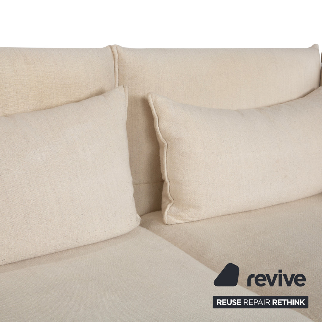 Vitra Mariposa Stoff Dreisitzer Beige Sofa Couch manuelle Funktion