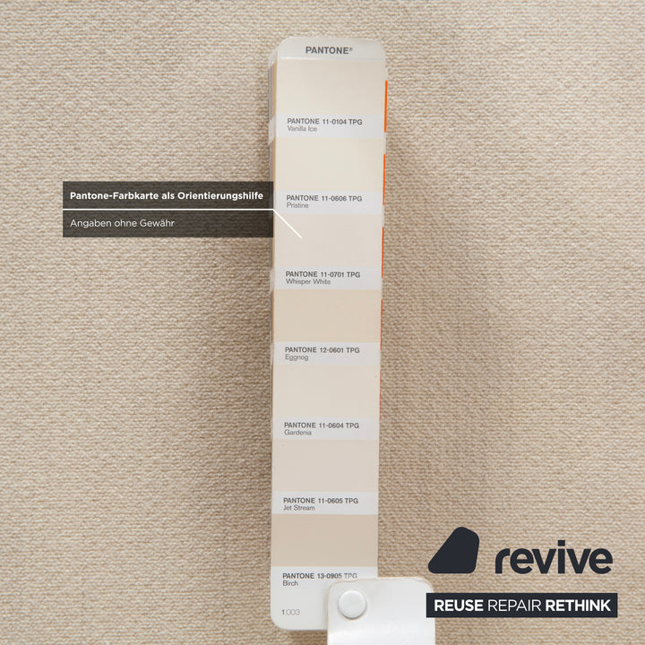 Vitra Mariposa Stoff Dreisitzer Beige Sofa Couch manuelle Funktion