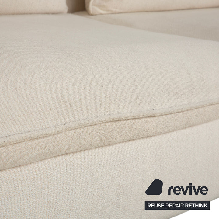 Vitra Mariposa Stoff Dreisitzer Beige Sofa Couch manuelle Funktion