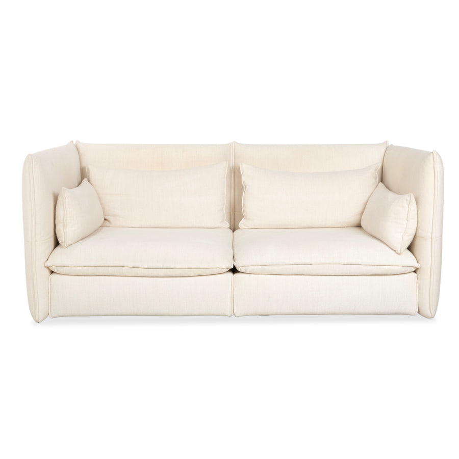 Vitra Mariposa Stoff Dreisitzer Beige Sofa Couch manuelle Funktion