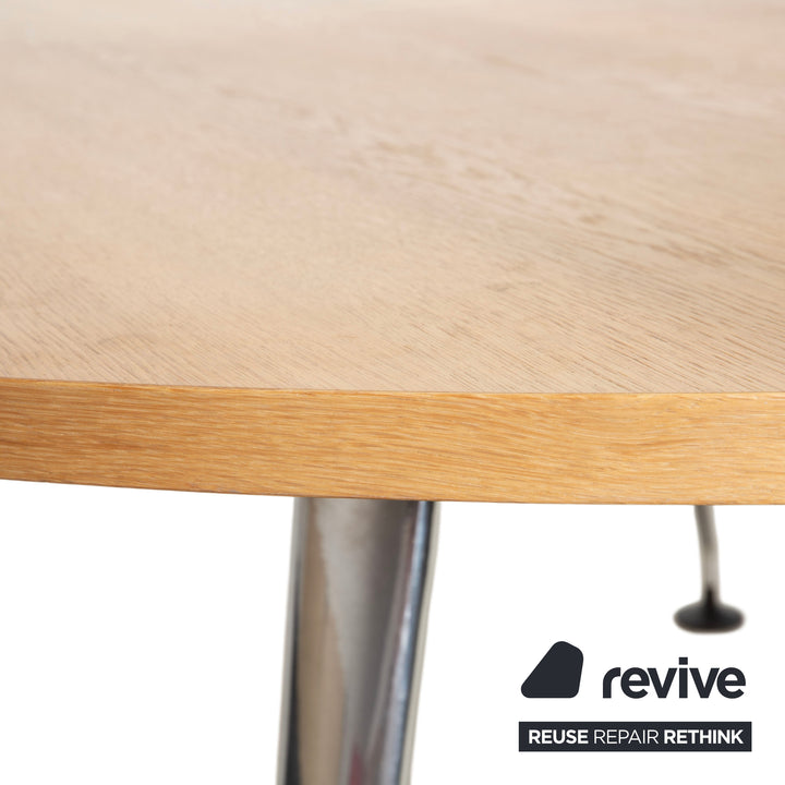 Vitra Medamorph Holz Chrom Esstisch Braun Konferenztisch
