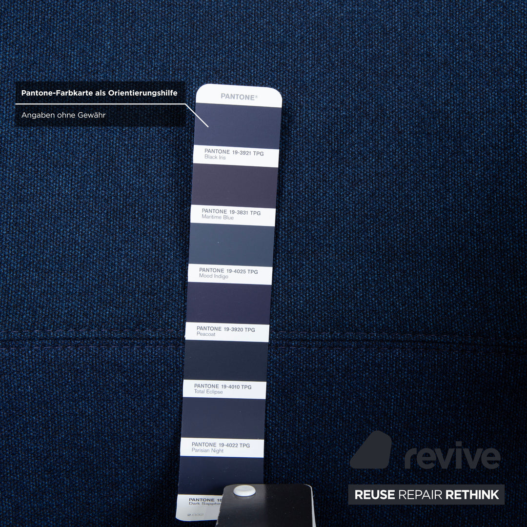 Vitra Petit Repos fabric armchair blue