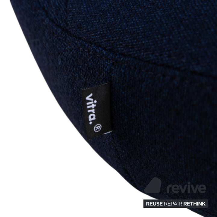 Vitra Petit Repos fabric armchair blue