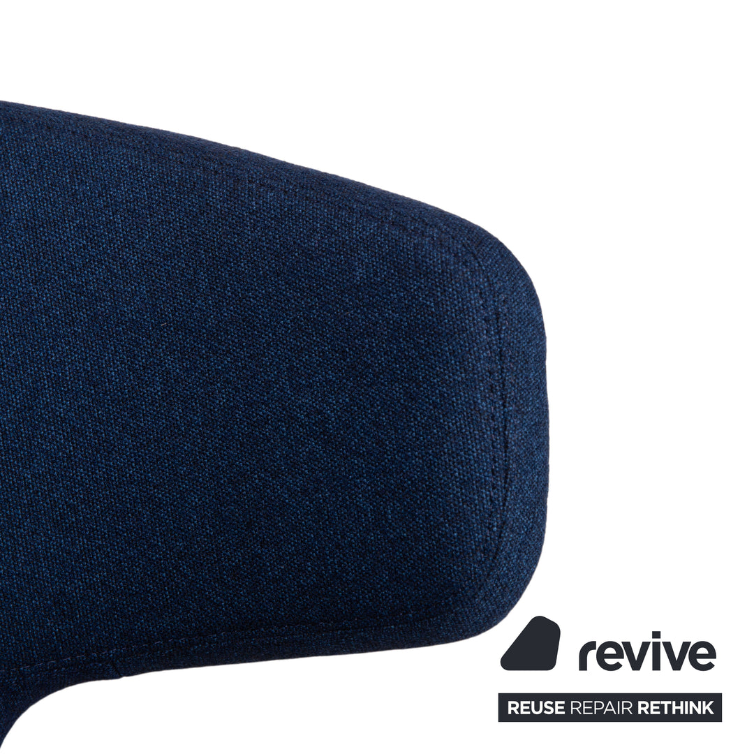 Vitra Petit Repos fabric armchair blue