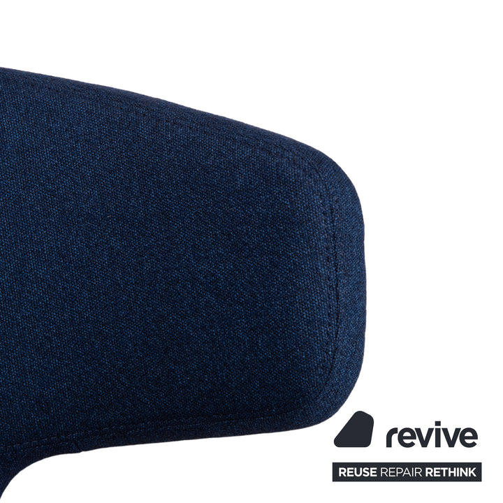 Vitra Petit Repos fabric armchair blue