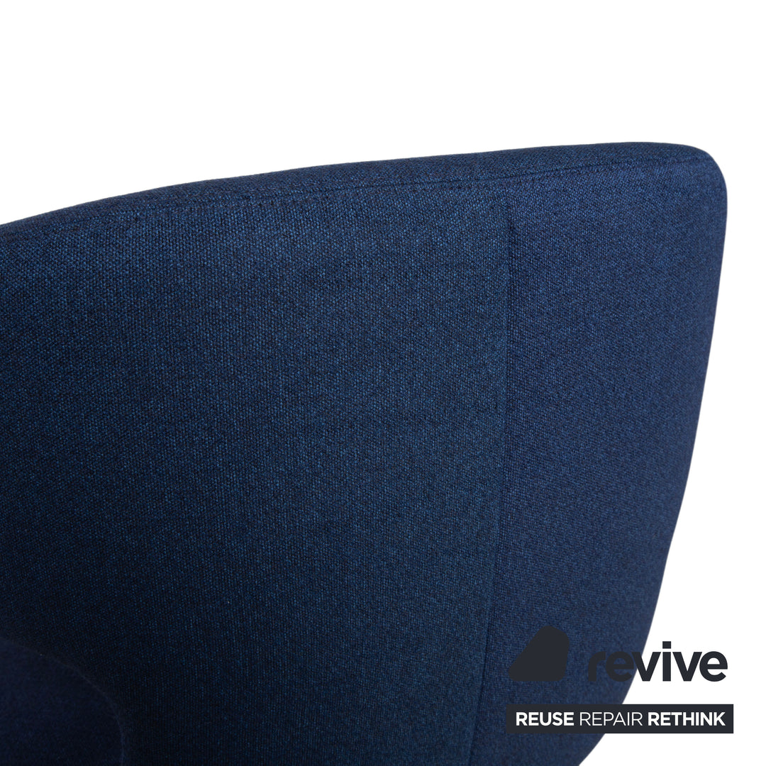 Vitra Petit Repos fabric armchair blue