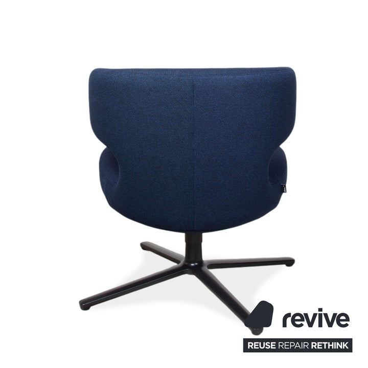 Vitra Petit Repos fabric armchair blue