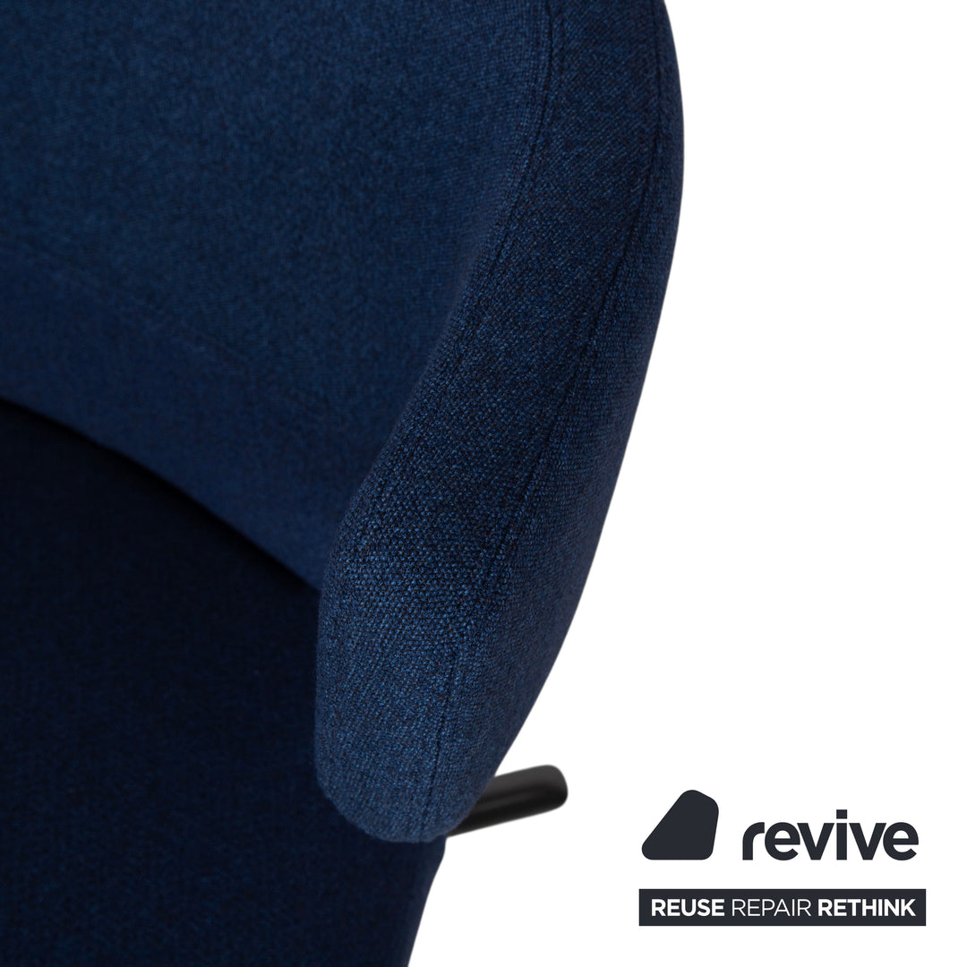 Vitra Petit Repos fabric armchair blue