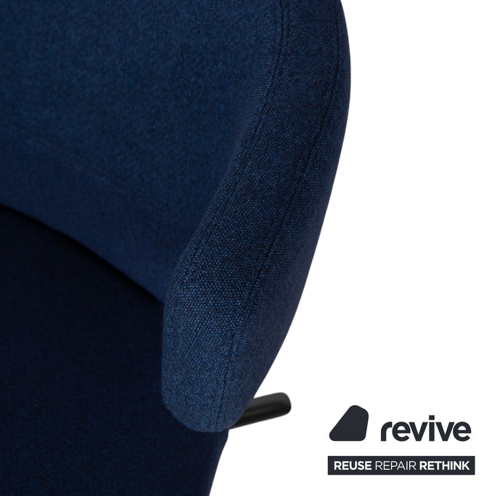 Vitra Petit Repos fabric armchair blue