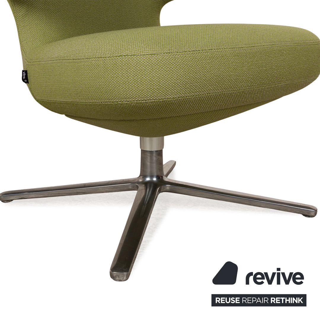 Vitra Petit Repos fauteuil en tissu vert