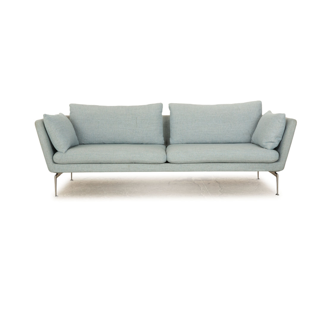 Vitra Suita Fabric Three Seater Gray Sofa Couch