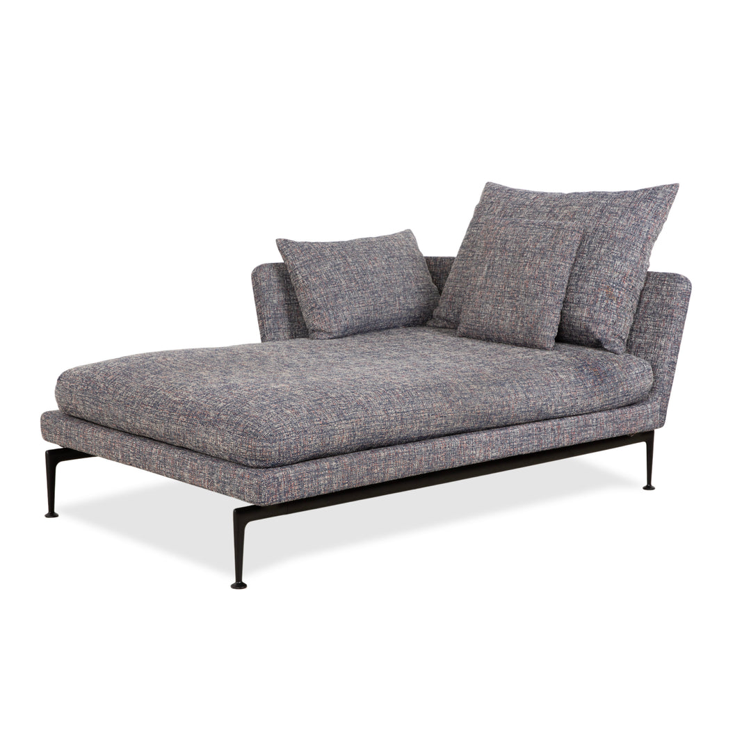 Méridienne Vitra Suita en tissu gris